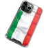 Italy Flag iPhone 14 Pro Max Clear Case